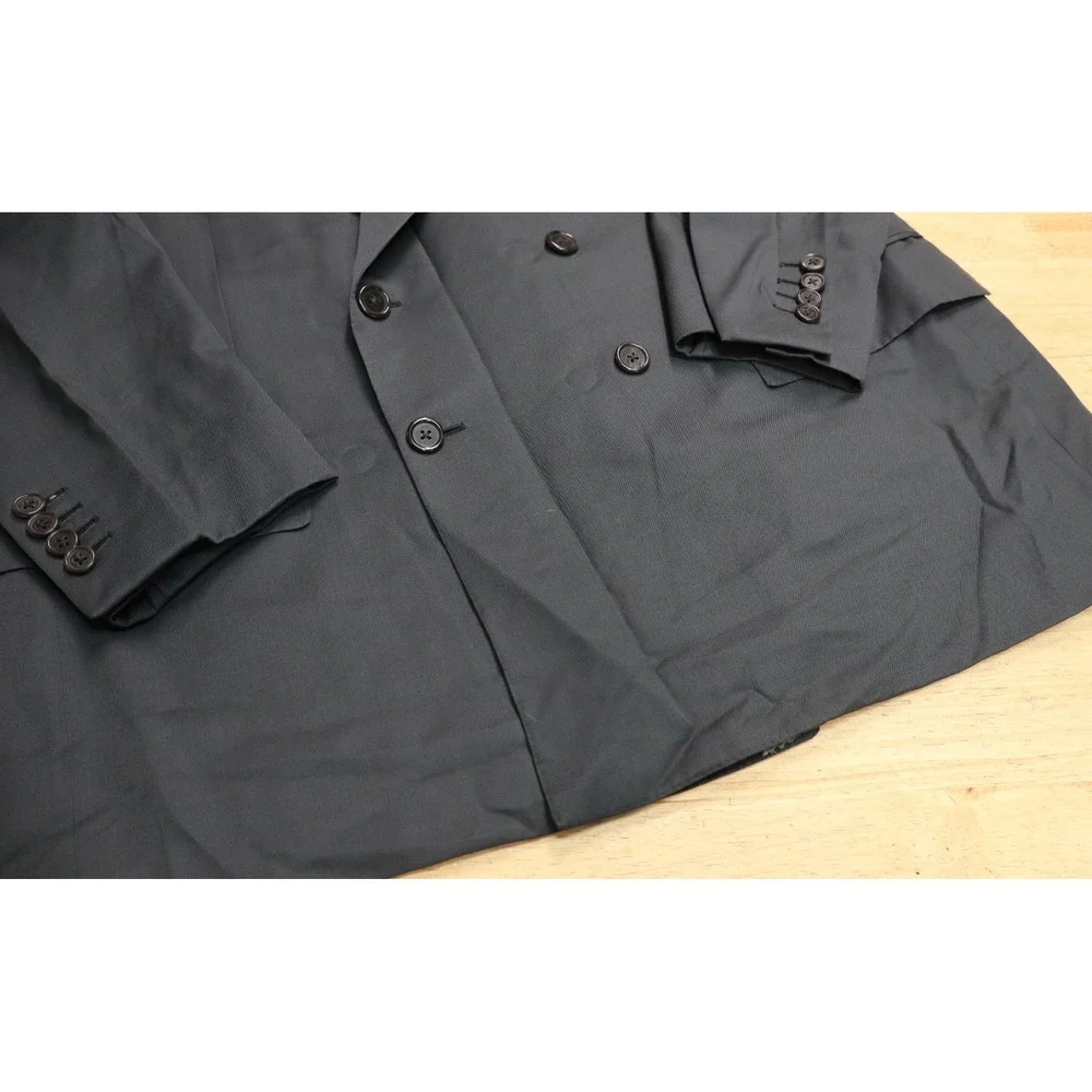 Vintage Oxxford Clothes Double Breasted Blazer Jacket Super 100s Gabardine 42R